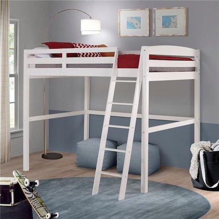 Ecoflex Furniture EcoFlex Furniture T1403F Concord High Loft Bed; White - Full Size T1403F